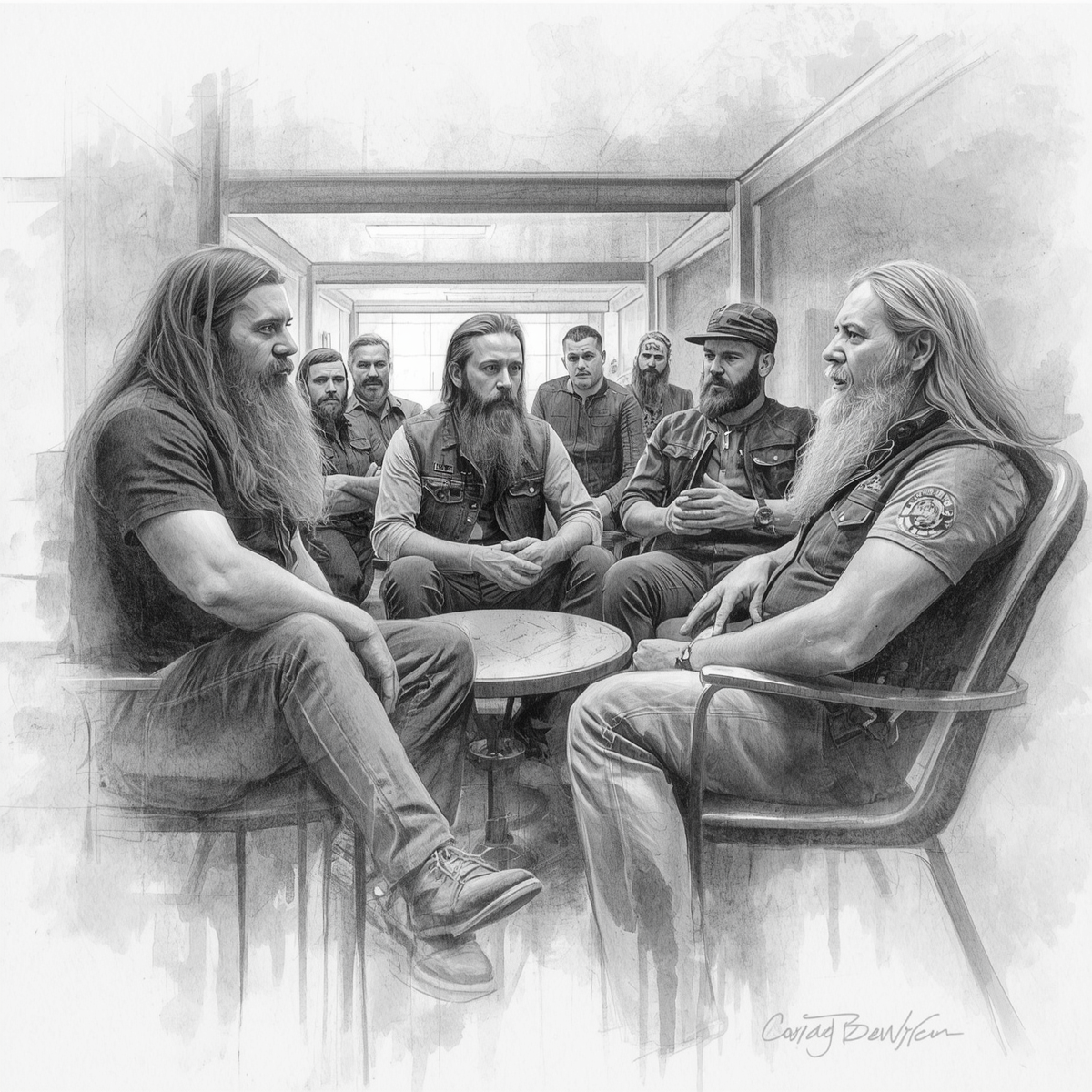 Reunião de integrantes